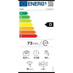 Candy Πλυντήριο Ρούχων Άνω Φόρτωσης 8kg 1200 Στροφών TCA283D2-S Candy Πλυντήριο Ρούχων Άνω Φόρτωσης 8kg 1200 Στροφών TCA283D2-S